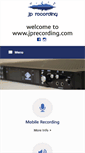 Mobile Screenshot of jprecording.com